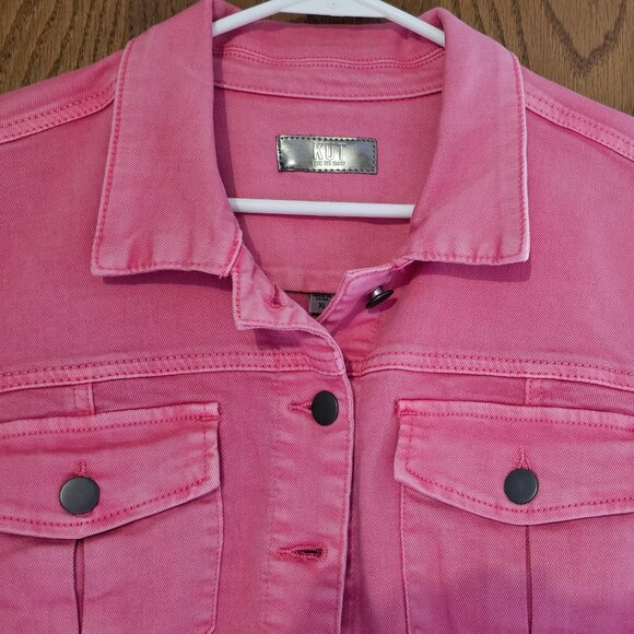 NWT Kut From The Kloth Denim Jacket Pink - Picture 2 of 4